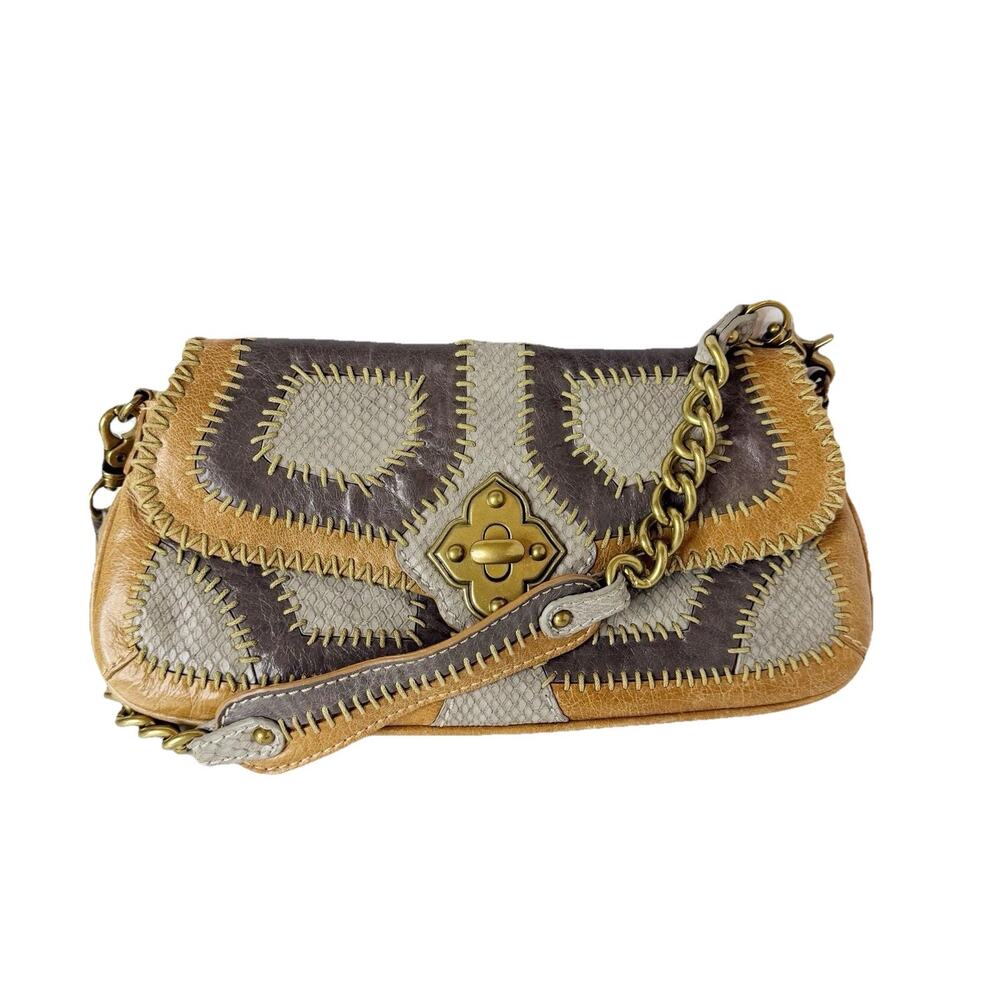 Lockheart Patchwork Handbag Purse Clutch Boho Festival